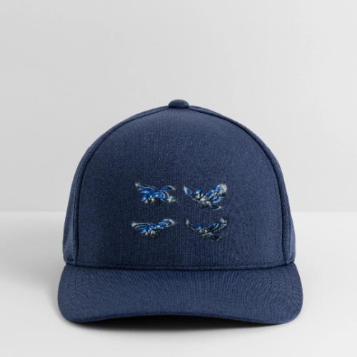 Silver Blue Jay Flight Stages - Flexfit  Melange Baseball Cap