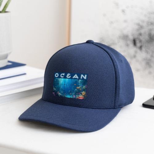 Ocean: Coral Carnival - Flexfit  Melange Baseball Cap