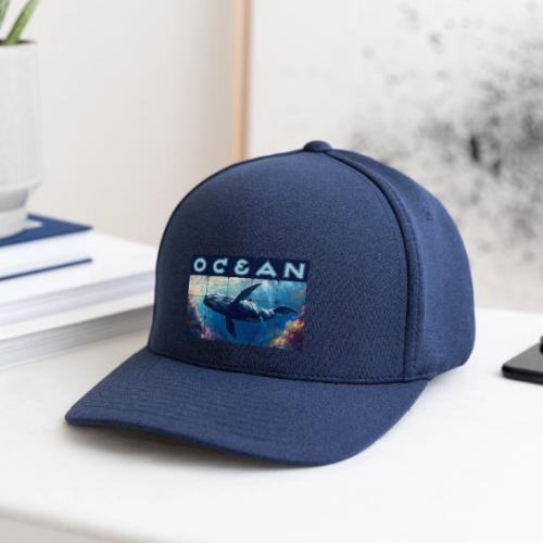 Ocean: Majestic Deep - Flexfit  Melange Baseball Cap
