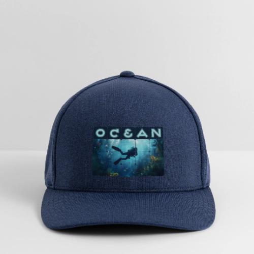 Ocean: Beneath the Blue - Flexfit  Melange Baseball Cap