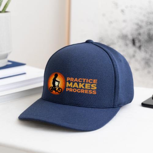 Practice makes progress - Flexfit  Melange Baseball Cap