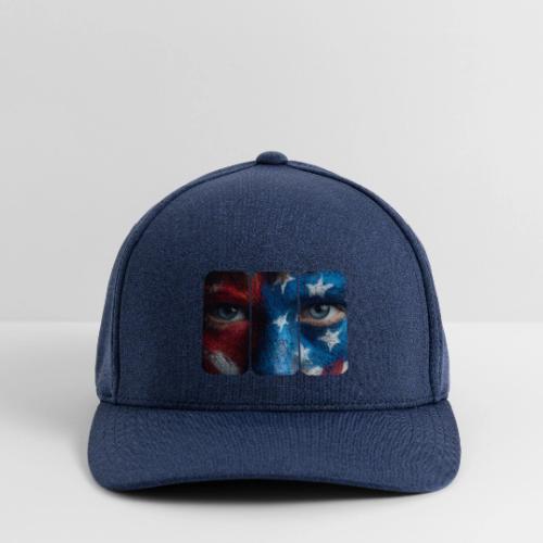 USA: Painted for the Flag - Flexfit  Melange Baseball Cap