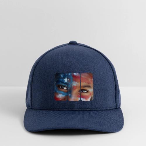 USA: Eyes of the Flag - Flexfit  Melange Baseball Cap