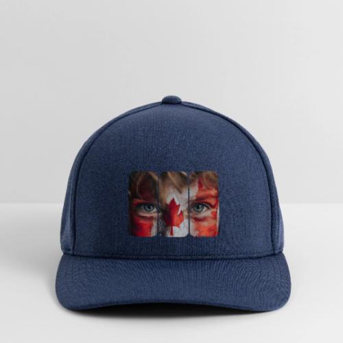 Canada: Maple Leaf Gaze - Flexfit  Melange Baseball Cap