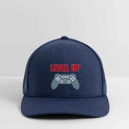 Level Up Gamer Controller Apparel - Flexfit  Melange Baseball Cap