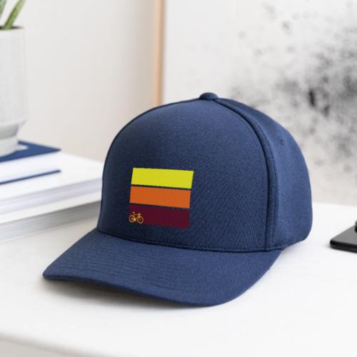 tricolor with bicycle - Flexfit  Melange Baseball Cap