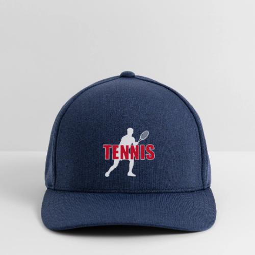 Red Court Tennis - Flexfit  Melange Baseball Cap