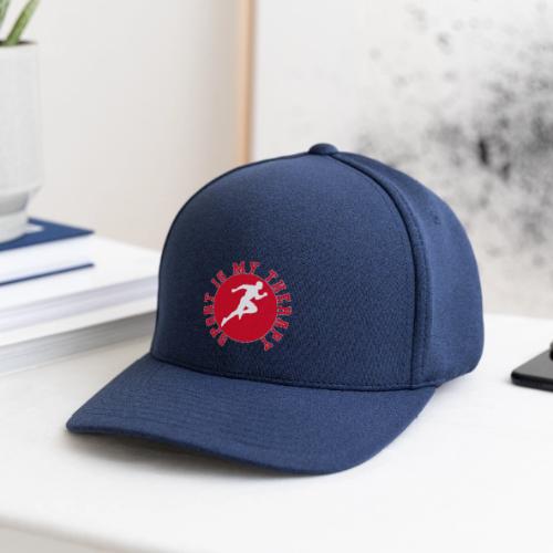 Sport Is My Therapy – Running Motivation Badge - Flexfit  Melange Baseball Cap