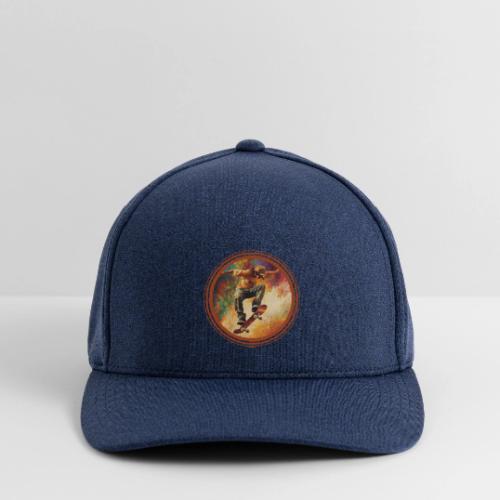 Skateboarding Mode On - Flexfit  Melange Baseball Cap