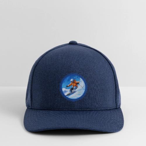 Skiing: On the Edge - Flexfit  Melange Baseball Cap
