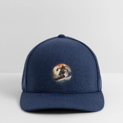 Snowboarding Elevation - Flexfit  Melange Baseball Cap