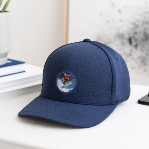 Snowboarding Rush - Flexfit  Melange Baseball Cap