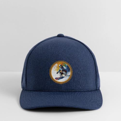 Snowboarding Dreams - Flexfit  Melange Baseball Cap