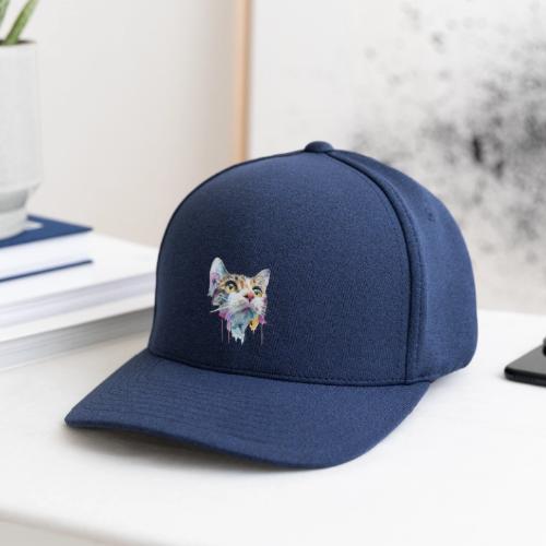 Chromatic Cat Splash - Flexfit  Melange Baseball Cap