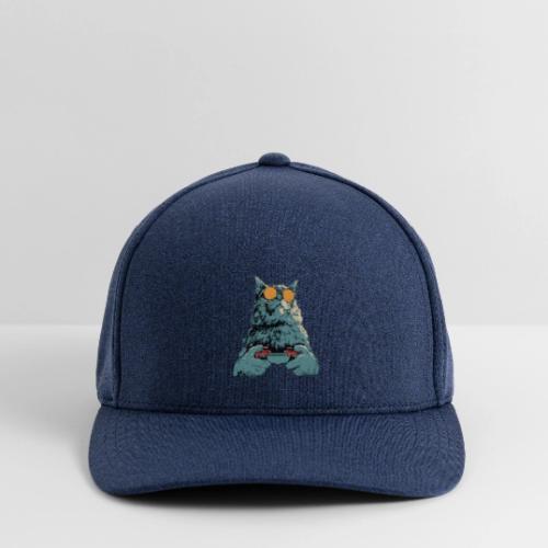 Cat: Fluff Mode On - Flexfit  Melange Baseball Cap