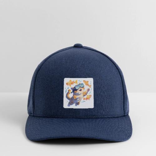 Cat: Neon Paws Adventure - Flexfit  Melange Baseball Cap