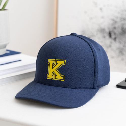 Letter k – Capital Athletic Alphabet Monogram - Flexfit  Melange Baseball Cap