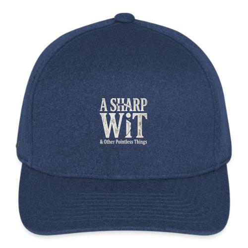 A Sharp Wit & Other Pointless Things - Knife Pun - Flexfit  Melange Baseball Cap