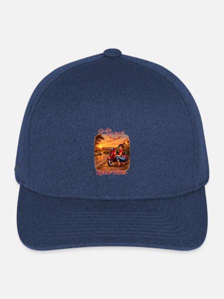 Brave - Flexfit Melange Baseball Cap - heather navy