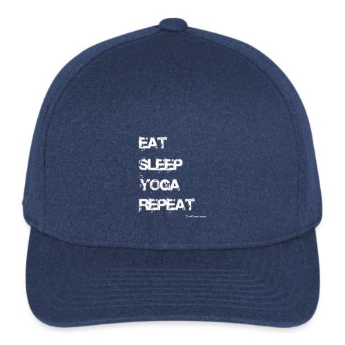 Eat Sleep Yoga Repeat - wb - TC - Flexfit  Melange Baseball Cap