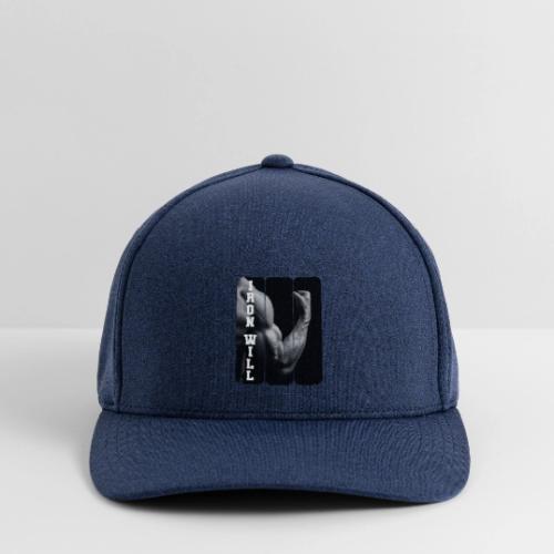 Bodybuilding: Iron Will - Flexfit  Melange Baseball Cap