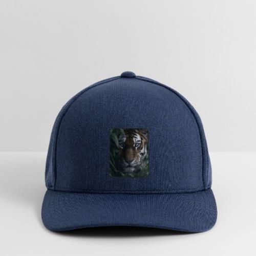 Tiger Jungle Eyes Wildlife Design - Flexfit  Melange Baseball Cap