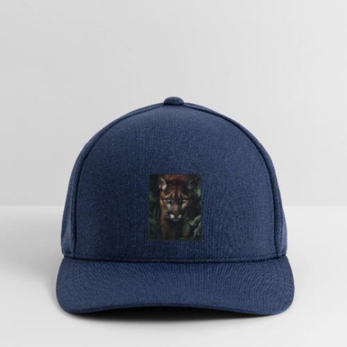 Cougar Jungle Predator Design - Flexfit  Melange Baseball Cap