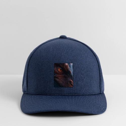 Fierce Ancient Dragon Portrait Design - Flexfit  Melange Baseball Cap