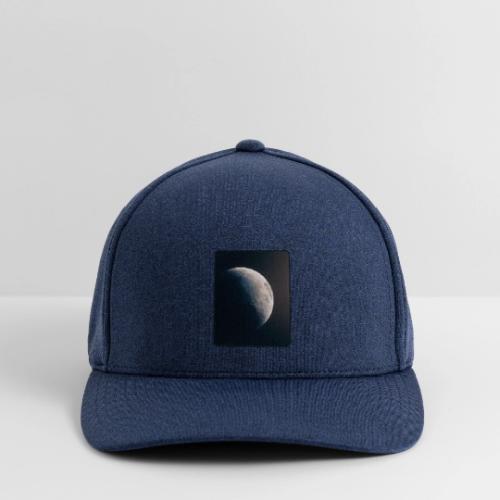 Crescent Moon Celestial Artwork - Flexfit  Melange Baseball Cap
