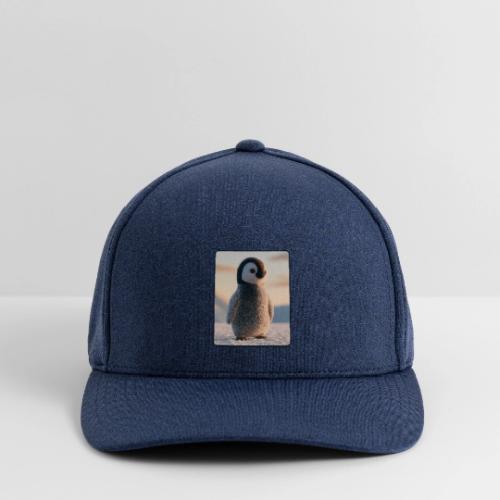 Cute Penguin Chick Sunrise Design - Flexfit  Melange Baseball Cap