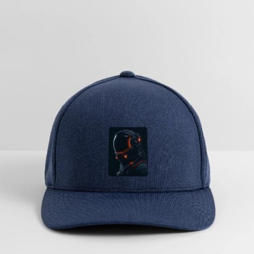 Futuristic Astronaut Helmet - Flexfit  Melange Baseball Cap
