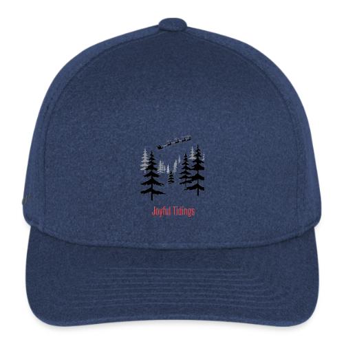 Joyful Tidings Christmas T-Shirt - Flexfit  Melange Baseball Cap