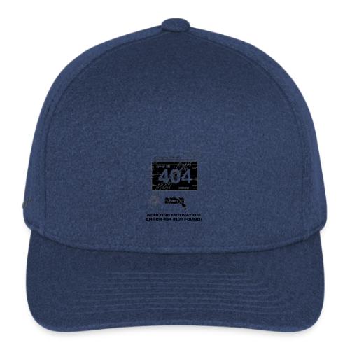 Adulting Motivation: Error 404 T-Shirt - Flexfit  Melange Baseball Cap