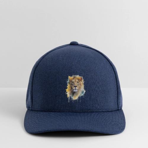 Watercolor Lion Portrait - Flexfit  Melange Baseball Cap