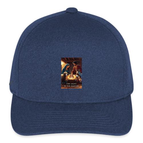 Nativity Manger T-Shirt - Flexfit  Melange Baseball Cap