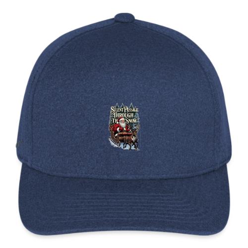 Nostalgic Santa T-Shirt - Flexfit  Melange Baseball Cap