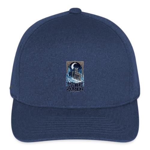 Winter Solstice Temple T-Shirt - Flexfit  Melange Baseball Cap