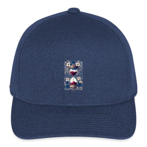 Our Moments Defy Time Hourglass Gifts T-Shirt - Flexfit  Melange Baseball Cap