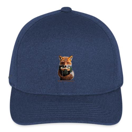 Sly Emerald Fox Toast T-Shirt - Flexfit  Melange Baseball Cap
