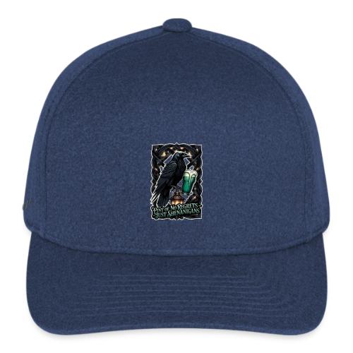 Sarcastic Raven Shenanigans Tee - Flexfit  Melange Baseball Cap