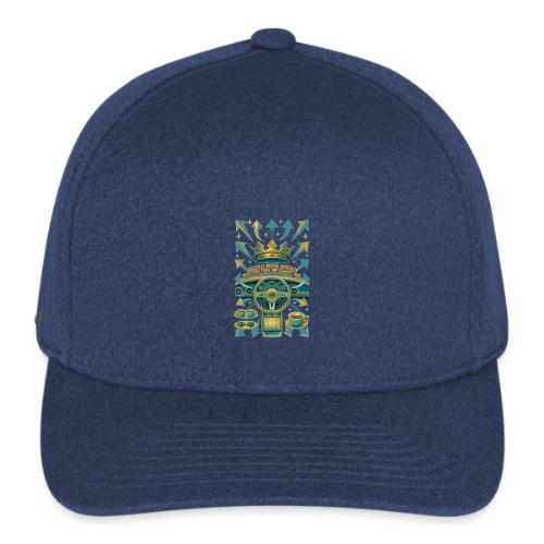 Backseat Driver T Shirt, Funny Dad Gift - Flexfit  Melange Baseball Cap