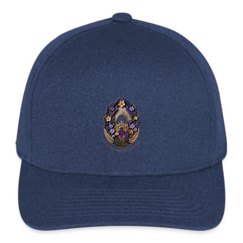 Easter Meadow Crown Renewal T Shirt, Spring Gift - Flexfit  Melange Baseball Cap