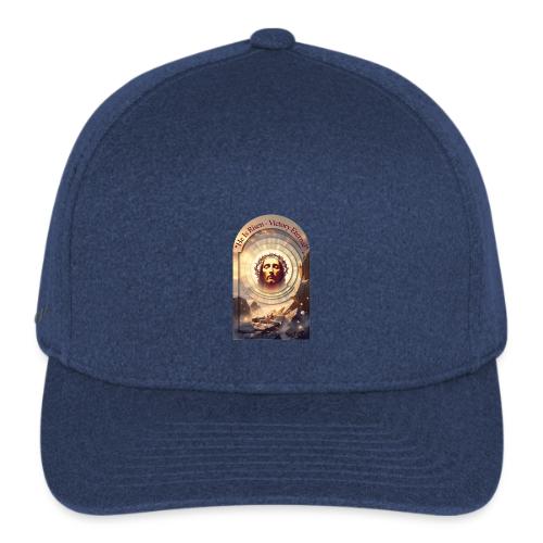 Easter He Is Risen Sacred Face T Shirt, wife Gift - Flexfit  Melange Baseball Cap