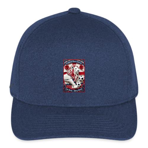 England Lion Soccer T Shirt, Football Pride Gift - Flexfit  Melange Baseball Cap