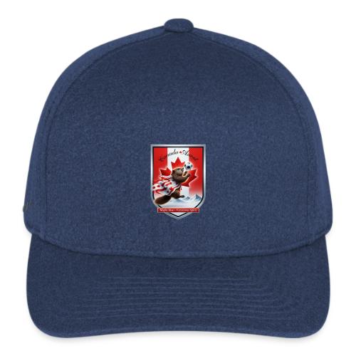 Canada Beaver Ascent T-Shirt, Canadian Pride Gift - Flexfit  Melange Baseball Cap