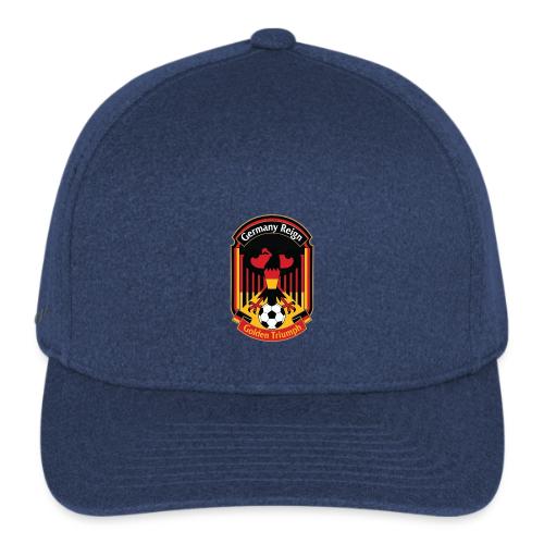 Germany Eagle Reign T-Shirt, German Flag Gift - Flexfit  Melange Baseball Cap