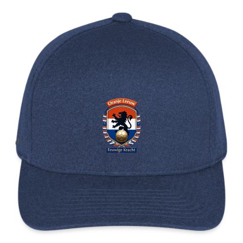Netherlands Lion Premium T-Shirt, Dutch Flag Gift - Flexfit  Melange Baseball Cap
