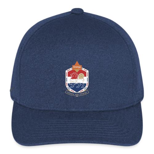 Netherlands Lion Crest T-Shirt, Dutch Badge Gift - Flexfit  Melange Baseball Cap