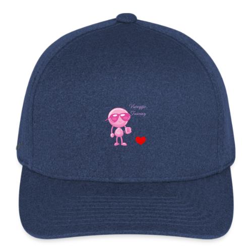 Smoon City_Viareggio Tuscany Pink - Flexfit  Melange Baseball Cap