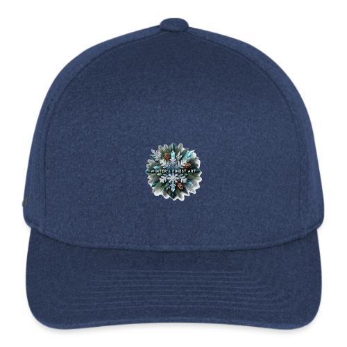 Intricate Frozen Evergreen T-Shirt - Flexfit  Melange Baseball Cap